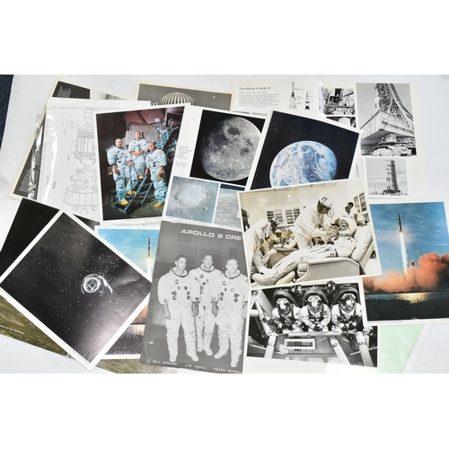 256 - NASA APOLLO SPACE RELATED EPHEMERA, to include a Apollo 7 viewing stand pass, NASA Apollo 8 informat... 