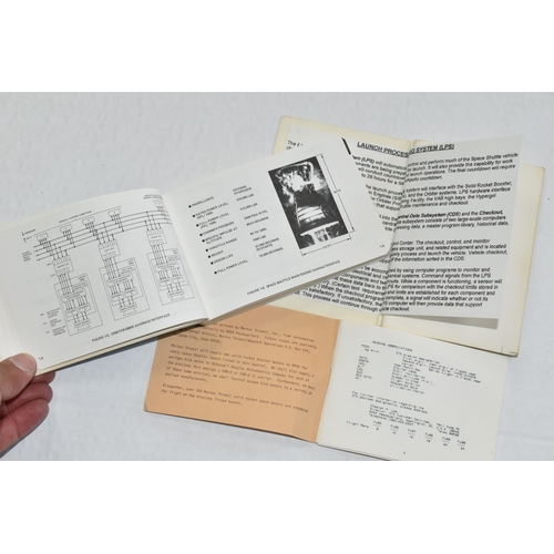 258 - THREE OFFICIAL SPACE SHUTTLE INFORMATION BOOKLETS, comprising a Rockwell International 'Space Shuttl... 