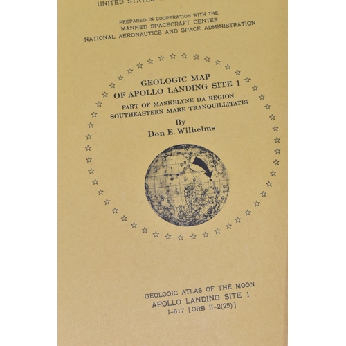 263 - ELEVEN U.S GEOLOGICAL SURVEY MAPS OF THE MOON, comprising the 'Alphonsus GA Region' 1969, 'Apollo La... 