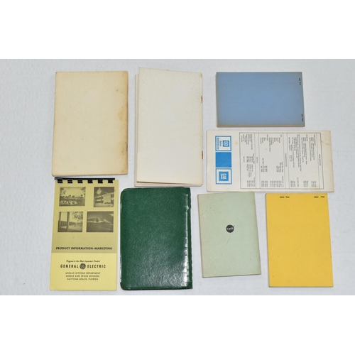 281 - NINE APOLLO THEMED INFORMATION BOOKLETS, comprising an 'Apollo Portable Life Support Systems' bookle... 