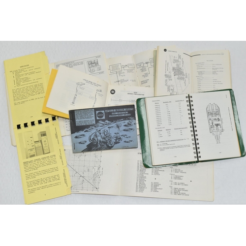 281 - NINE APOLLO THEMED INFORMATION BOOKLETS, comprising an 'Apollo Portable Life Support Systems' bookle... 