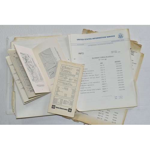 286 - NASA APOLLO 15 PRESS PACKS AND US EMBASSY PRESS RELEASES, various dates from 1970 to 1971, together ... 