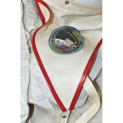 287 - A RARE AMC-70 APOLLO 12 CHILDREN'S ASTRONAUT SPACESUIT, comprising a plastic helmet and a vinyl spac... 