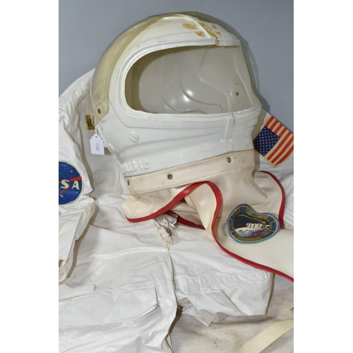 287 - A RARE AMC-70 APOLLO 12 CHILDREN'S ASTRONAUT SPACESUIT, comprising a plastic helmet and a vinyl spac... 