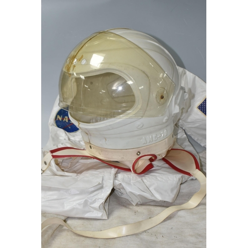 287 - A RARE AMC-70 APOLLO 12 CHILDREN'S ASTRONAUT SPACESUIT, comprising a plastic helmet and a vinyl spac... 