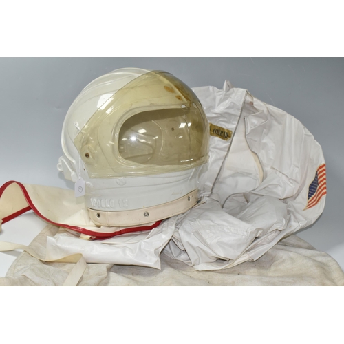 287 - A RARE AMC-70 APOLLO 12 CHILDREN'S ASTRONAUT SPACESUIT, comprising a plastic helmet and a vinyl spac... 