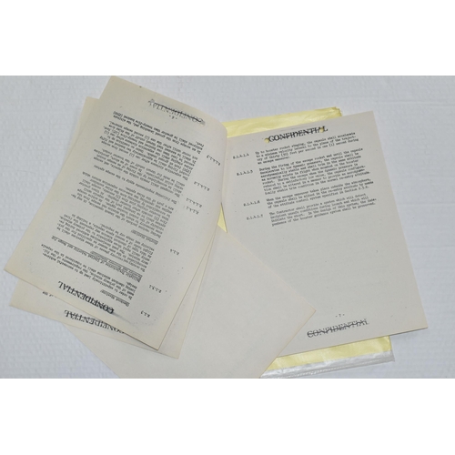 289 - A NASA CONFIDENTIAL DOCUMENT 'SPECIFICATIONS FOR MANNED SPACE CAPSULE', dated January 26 1959, the C... 