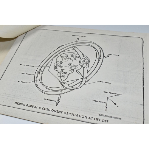 308 - A GEMINI INERTIAL MEASURING UNIT BOOKLET, the booklet informed Astronauts working on the programme o... 