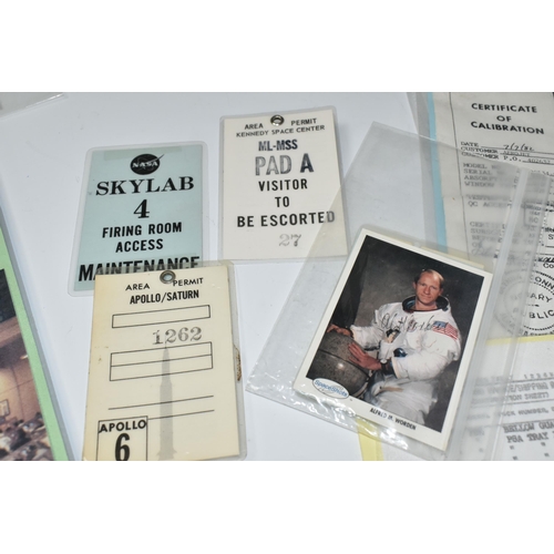 309 - A QUANTITY OF DOCUMENTS RELATING TO THE TOUR OF PRESIDENT JOHNSON TO THE KENNEDY SPACE CENTRE compri... 