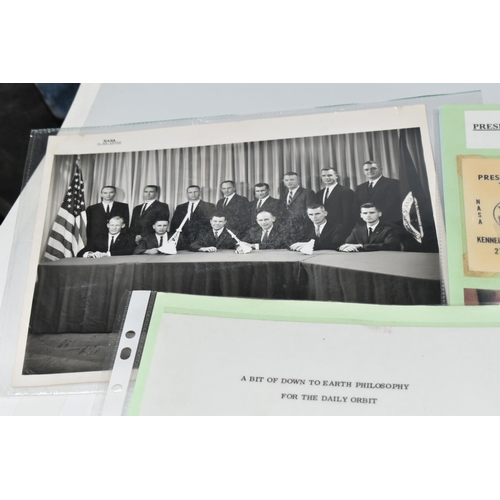 309 - A QUANTITY OF DOCUMENTS RELATING TO THE TOUR OF PRESIDENT JOHNSON TO THE KENNEDY SPACE CENTRE compri... 