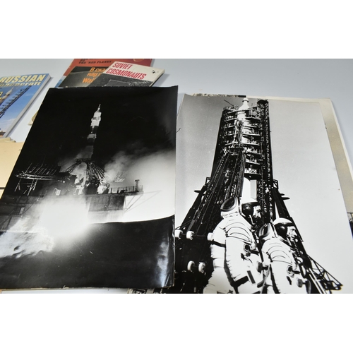 310 - A GROUP OF DOCUMENTS IN ENGLISH AND RUSSIAN RELATING TO THE SOVIET SPACE PROGRAMME comprising photos... 