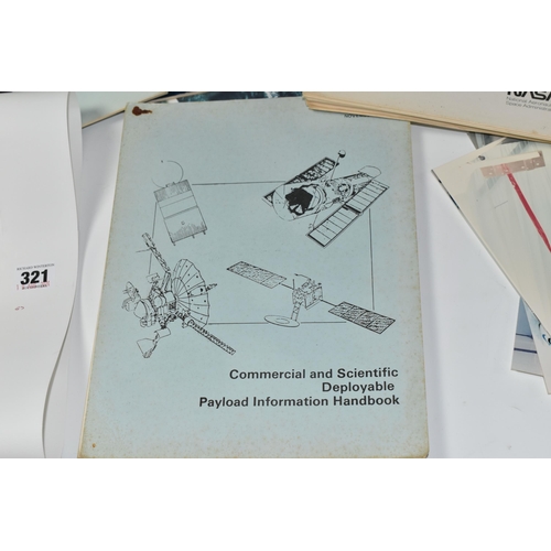 321 - A QUANTITY OF DOCUMENTS RELATING TO HUBBLE TELESCOPE AND SATELLITES to include reports, handbooks, a... 