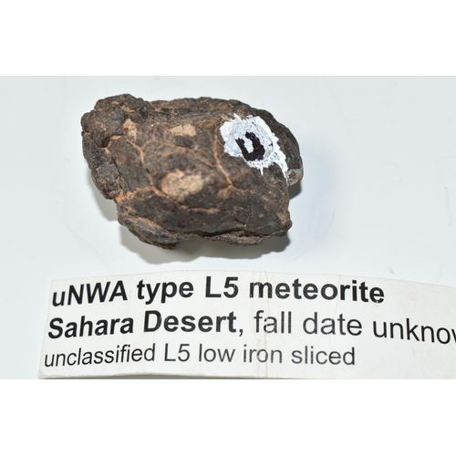 327 - AN UNCLASSIFIED TYPE L5 METEORITE, from the Sahara desert, fall date unknown, 97g