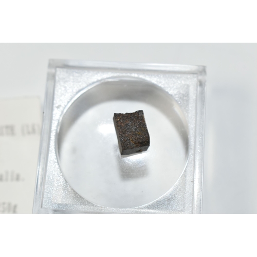 357 - TWO METEORITE FRAGMENTS, comprising a piece of Jbilet Winselwan CM2 Chondrite, found in Mauritania 2... 