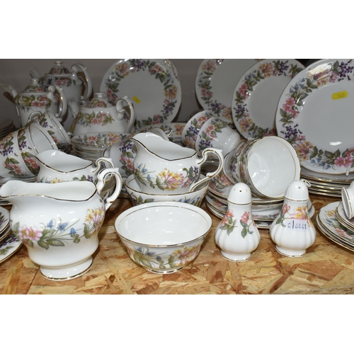 369 - A SEVENTY-EIGHT PIECE PARAGON COUNTRY LANE TEA SERVICE to include two milk jugs, one cream jug, thre... 