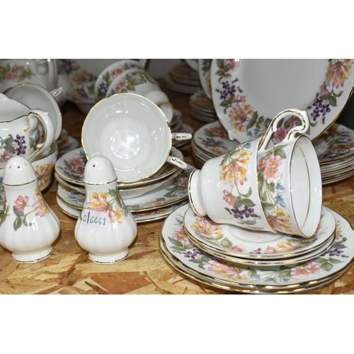 369 - A SEVENTY-EIGHT PIECE PARAGON COUNTRY LANE TEA SERVICE to include two milk jugs, one cream jug, thre... 