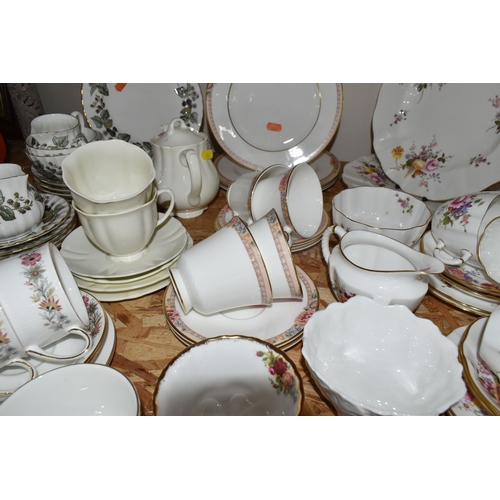 381 - A GROUP OF CERAMIC TEA WARES FROM NAMED MANUFACTURERS to include Coalport Somerset tea ware comprisi... 