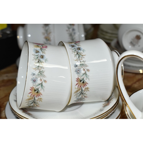 381 - A GROUP OF CERAMIC TEA WARES FROM NAMED MANUFACTURERS to include Coalport Somerset tea ware comprisi... 