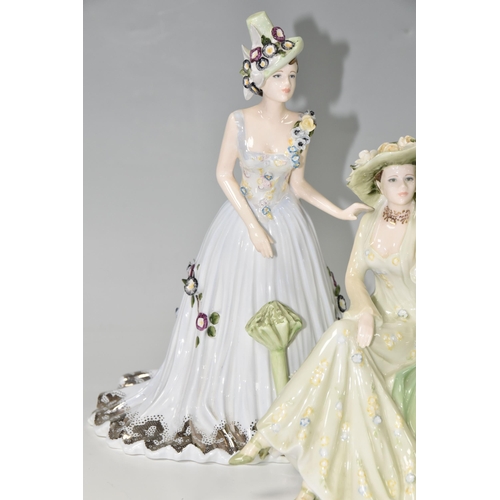 409 - A COALPORT 'DAY AT THE RACES' LIMITED EDITION FIGURE GROUP, numbered limited edition no 279/750, des... 