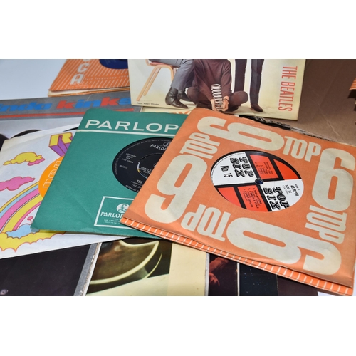 477 - A QUANTITY OF SINGLE AND LP RECORDS, mainly 1960s and 1970s, includes a collection of items by The K... 