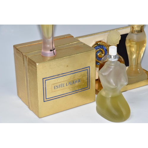 478 - A BOX OF PERFUMES AND COSMETICS, to include mostly bottles with partial contents, including boxed Re... 