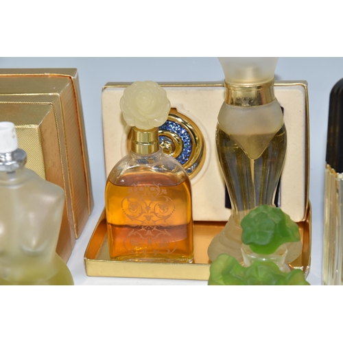 478 - A BOX OF PERFUMES AND COSMETICS, to include mostly bottles with partial contents, including boxed Re... 