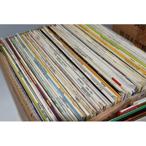 479 - TWO BOXES OF RECORDS, approximately one hundred and ten mainly classical and some easy listening LPs... 