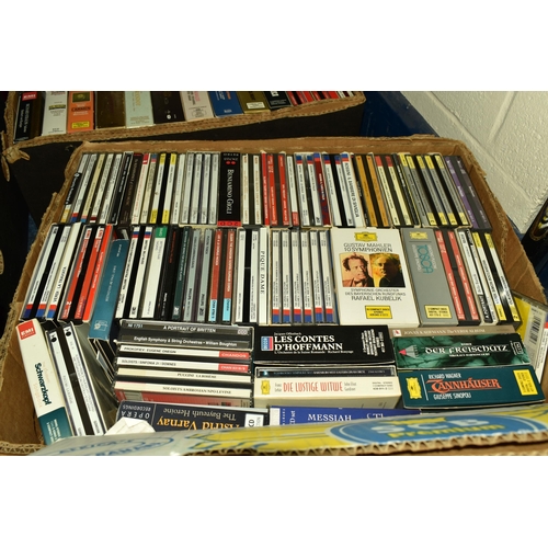 484 - FIVE BOXES OF CLASSICAL MUSIC AND OPERA CDS comprising approximately 400 CDS to include Hayden, Pava... 