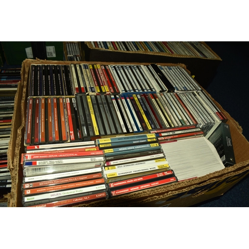 494 - FIVE BOXES OF CDs, to include classical, opera, piano and orchestra approximately 700+ (5 boxes)