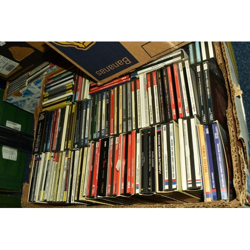 494 - FIVE BOXES OF CDs, to include classical, opera, piano and orchestra approximately 700+ (5 boxes)