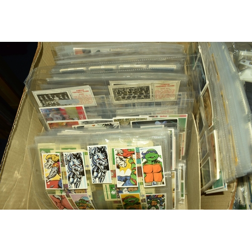 512 - TWO BOXES OF POSTCARDS & CIGARETTE CARDS each containing over 1000 examples, the postcards are mainl... 