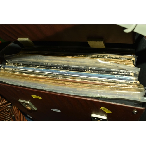 513 - TWO CASE OF APPROXIMATELY SEVENTY LPS to include The Rolling Stones, Black Sabbath, Deep Purple, Jim... 