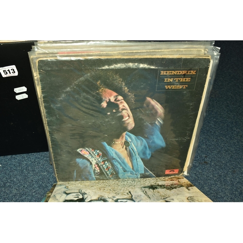 513 - TWO CASE OF APPROXIMATELY SEVENTY LPS to include The Rolling Stones, Black Sabbath, Deep Purple, Jim... 