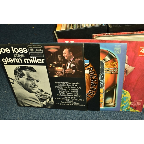 515 - TWO CASES OF APPROXIMATELY EIGHTY LPS to include artists comprising Ella Fitzgerald, Nat King Cole, ... 