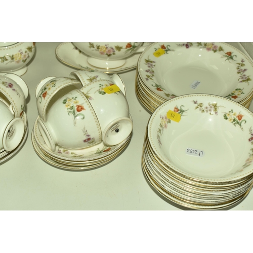 532 - A COLLECTION OF WEDGWOOD DINNERWARE 'MIRABELLE', comprising of one meat plate, one oval serving ture... 