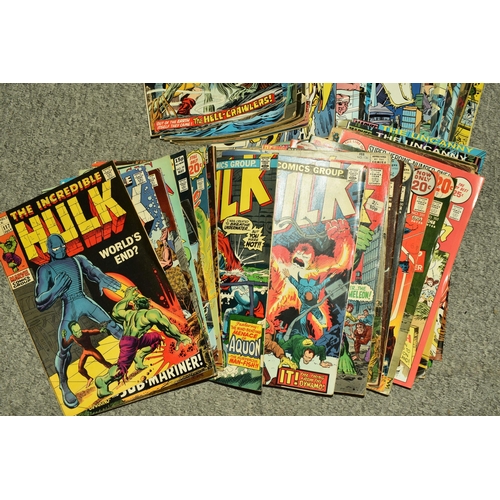 538 - A BOX OF MARVEL AND DC COMICS, almost 80 comics from X-Men, Wonder Woman, The Incredible Hulk, Tales... 