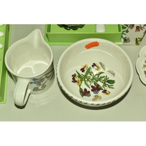 540 - A GROUP OF PORTMEIRION BOTANIC GARDEN CERAMICS to include a sugar bowl, a milk jug, a cream jug, a b... 