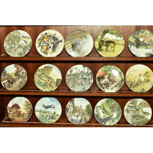 547 - A COLLECTION OF NAMED CERAMICS AND THEMED PLATES, to include Royal Worcester 'Darling Buds of May' c... 