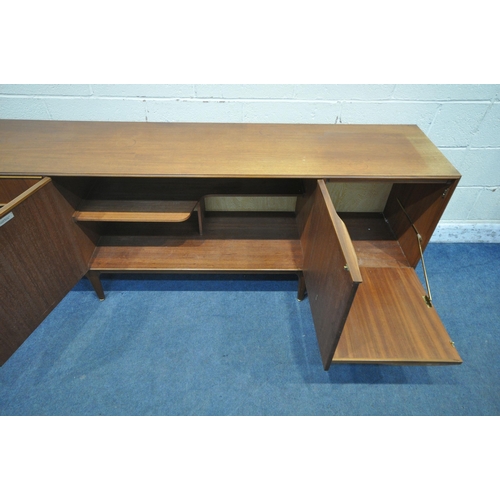 1220 - A.H. McINTOSH & CO LTD, KIRKCALDY, SCOTLAND, A MID CENTURY TEAK DUNVEGAN SIDEBOARD, fitted with thre... 