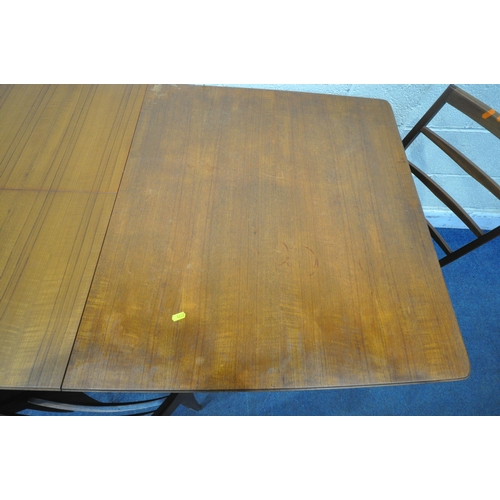 1222 - A.H. McINTOSH & CO LTD, KIRKCALDY, SCOTLAND, A MID CENTURY TEAK DUNVEGAN EXTENDING DINING TABLE, rai... 