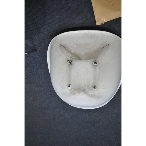 1239 - A SET OF SIX WHITE PEDRALI GLISS TUB CHAIRS, width 59cm x depth 55cm x height 71cm (condition report... 