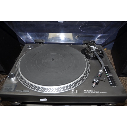 1051 - A TECHNICS SL-1210Mk2 TURNTABLE with pitch control, manual and an Ortofon DM5E cartridge along with ... 