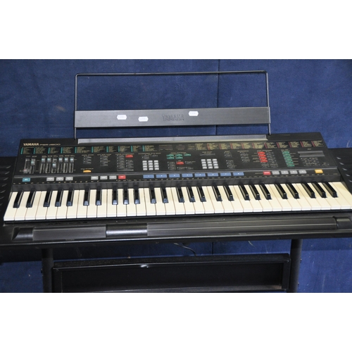 1054 - A YAMAHA PSR-4500 ELECTRONIC KEYBOARD with power supply, stand and transit cover (PAT pass and worki... 