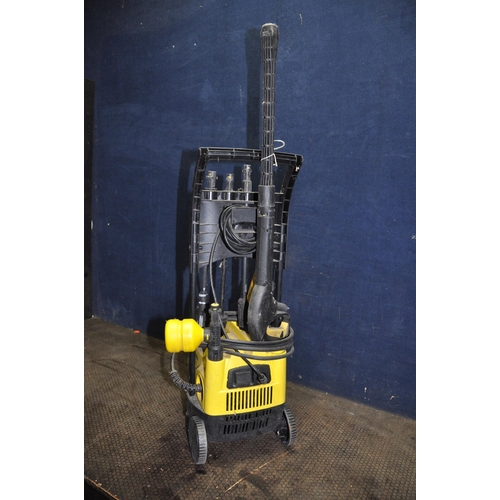 1069 - A KARCHER 432M SUPER PRESSURE WASHER with lance, three nozzles, and a shampoo nozzle (PAT pass and w... 