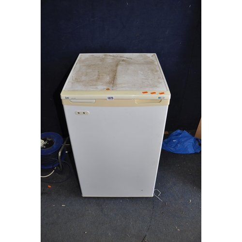 1075 - A LEC UNDER COUNTER FREEZER width 50cm depth 57cm height 85cm (PAT pass and working at -18 degrees)