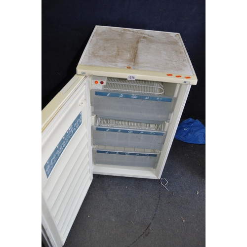 1075 - A LEC UNDER COUNTER FREEZER width 50cm depth 57cm height 85cm (PAT pass and working at -18 degrees)