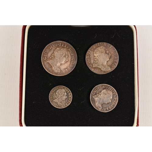 161 - A GEORGE III FOUR COIN CASE MAUNDY SET 1784