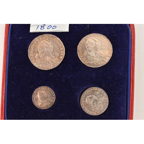 165 - A GEORGE III MAUNDY COIN SET OF FOUR COINS 1800