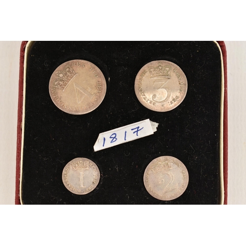 166 - A GEORGE III MAUNDY COIN SET OF FOUR COINS 1817