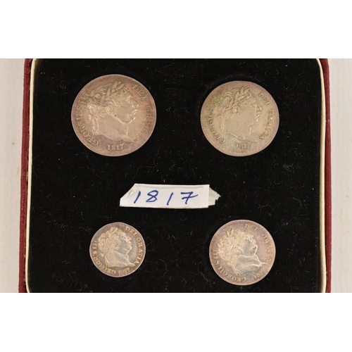 166 - A GEORGE III MAUNDY COIN SET OF FOUR COINS 1817